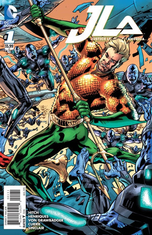 Justice League of America #1 (2015 Series) Bryan Hitch Aquaman Variant
