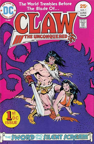 Claw the Unconquered (1975 DC) #1 1st Appearance of Claw