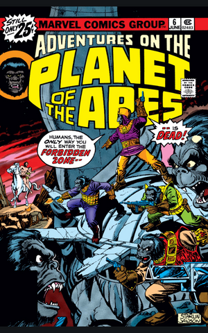 Adventures on the Planet of the Apes #6 (1975 Series)