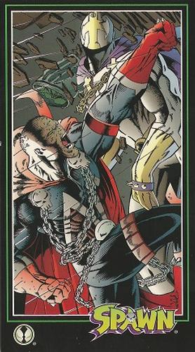 Spawn : 1995 Wildstorm Widevision Trading Cards :  #104 - Spawn vs. Redeemer, Round Two