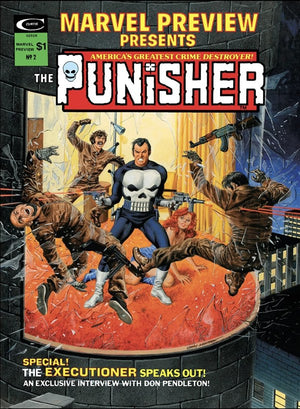 Marvel Preview #2 (1975 Magazine) First Origin of the Punisher 1st Dominic Fortune