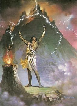 Boris Vallejo Trading Card Series 1 (1991) #77 - Elijah