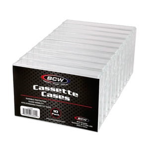 Cassette Tape Cases : Pack of 10 (BCW)