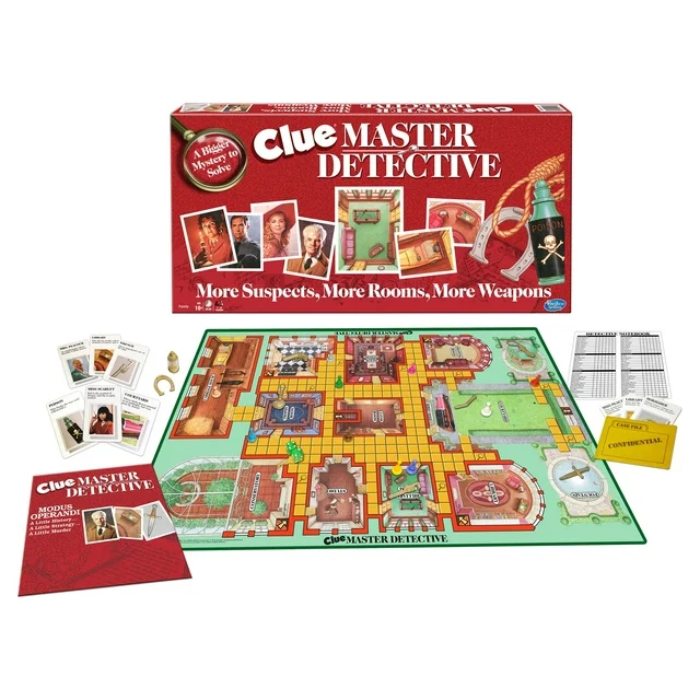 CLUE Master Detective Board Game