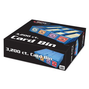 Collectible Card Bin - 3200 - Blue BCW