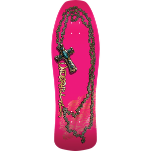 Powell Peralta UNDERHILL CROSS 03 Deck 9.9 X 31.5 PNK/GOLD FOIL Reissue (New)