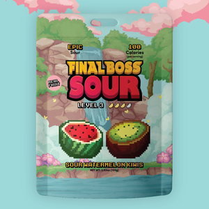 Final Boss Sour : Level 3 Sour Watermelon Kiwis (Candy)