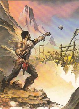 Boris Vallejo Trading Card Series 2 (1992) #54 - Shotput