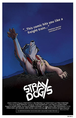 Stray Dogs #2 3rd Printing Trish Forstner & Tony Fleecs Evil Dead Homage Variant