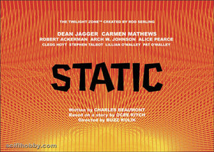 Twilight Zone Archives Trading Cards : Static J106