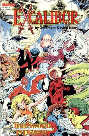 Excalibur: The Sword is Drawn (3rd Printing) 1987 1st Appearance of Excalibur