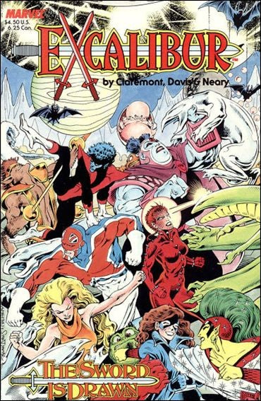Excalibur: The Sword is Drawn (3rd Printing) 1987 1st Appearance of Excalibur