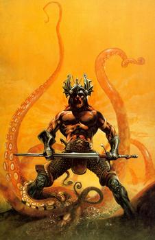 Chris Achilleos Trading Cards Series 1 (1992)  #14 - Sword and Sorcery
