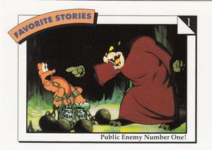 Disney Collector Cards (1991 Impel) #48 - I: Public Enemy Number One!