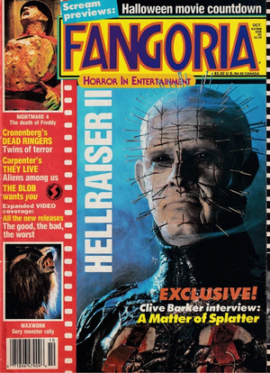 Fangoria #78 Hellraiser 2 Pinhead Cover