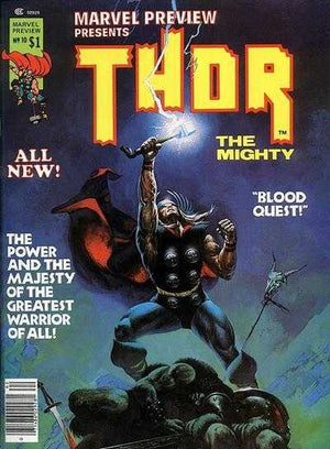 Marvel Preview #10 (1975 Magazine) Thor The Mighty!