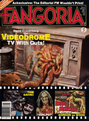 Fangoria #25 Videodrome Cover