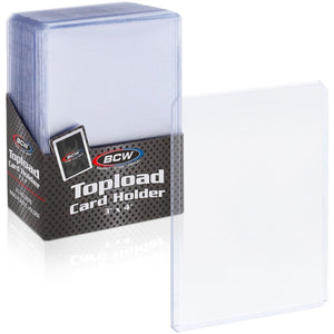 BCW : 3x4 Topload Card Holder - Standard (Pack of 25)