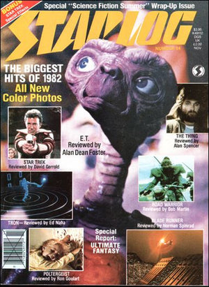 Starlog Magazine (1976) #64 E.T. Reviewed by ALAN DEAN FOSTER?!? (It's really good!)