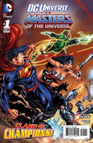 DC Universe vs. Masters of the Universe #1 (DC Heroes Cover)
