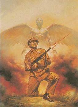 Boris Vallejo Trading Card Series 1 (1991) #75 - The General Zapped an Angel