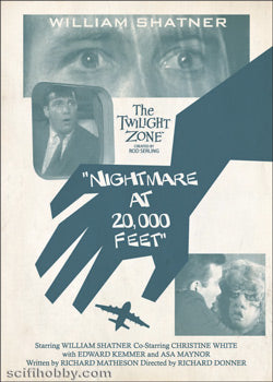 Twilight Zone Archives Trading Cards : Nightmare At 20,000 Feet J138