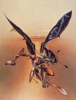Chris Achilleos Trading Cards Series 1 (1992) #25 - The Flying Warrior