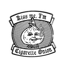 Enamel Pin: "Cigarette Onion" Pin by Arcane Bullshit