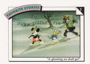 Disney Collector Cards (1991 Impel)  #69 - F: "A-ghosting we shall go!"