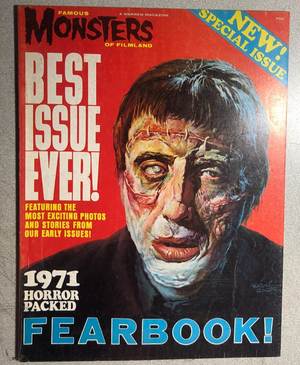 FAMOUS MONSTERS OF FILMLAND 1971 Fear Book