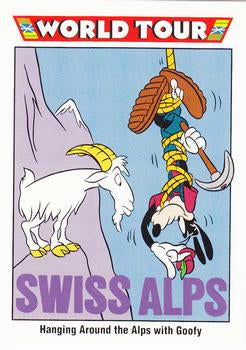 Disney Collector Cards (1991 Impel) 193 - Hanging Around the Alps with Goofy