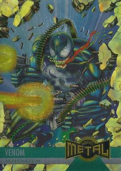 Marvel Metal 1995 Trading Cards : -Alternate M- Venom #136