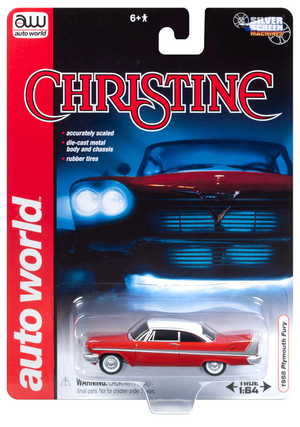 SILVER SCREEN MACHINES Johnny Lightning Christine Die-Cast Vehicle (1/64 Scale)