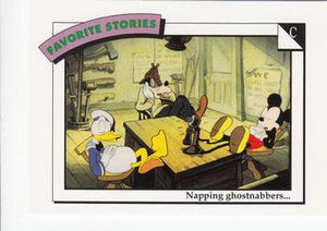 Disney Collector Cards (1991 Impel) #72 - C: Napping ghostnabbers...