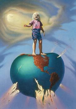 Beyond Bizarre : Jim Warren 1993 Trading Card Set   #50 - Environmental Concern