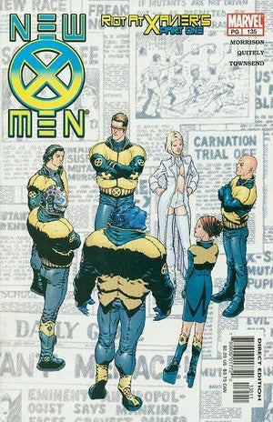 X-Men #135 (1991 First Series / AKA "New X-Men") 1st Appearance of Ernst / Mike Columbus "Riot at Xavier's Part 1"j