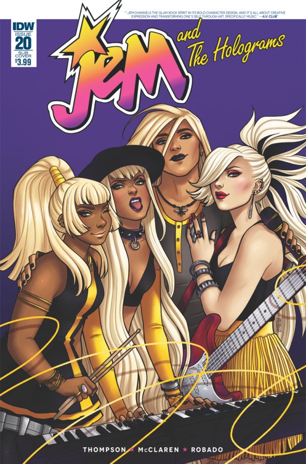 Jem and the Holograms (2015 Series) #20 Jen Bartel Variant