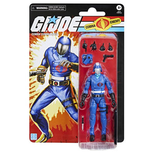 G.I. JOE CLASSIFIED : Cobra Commander on Retro Card (Chrome Mask)