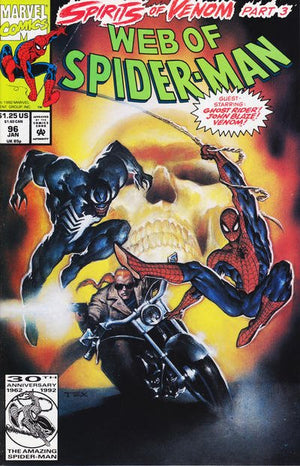 Web of Spider-Man #96 (1985 Series) Spirits of Venom Part 3