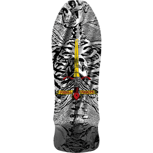 Powell Peralta : Geegah Skull & Sword 9.7" x 30" Silver Foil (New)
