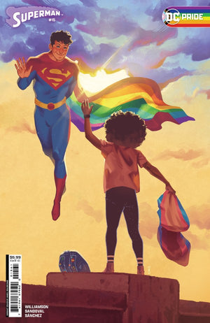 Superman #15 Cover E Angel Solorzano DC Pride 2024 Card Stock Variant