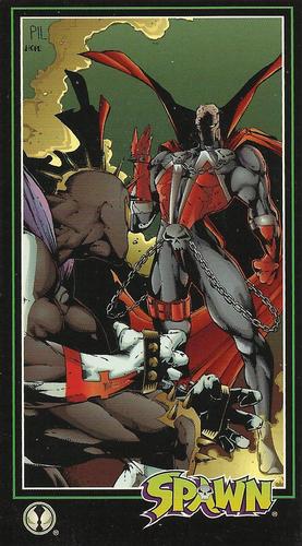 Spawn : 1995 Wildstorm Widevision Trading Cards :  #98 - Spawn vs. Redeemer