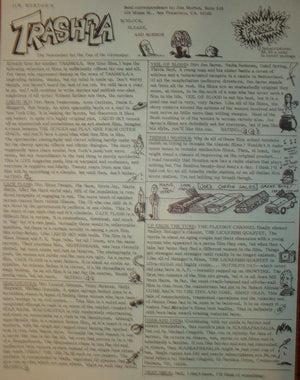 Trashola Vol. 3 #2 (1981 Horror Fanzine) Jim Morton's