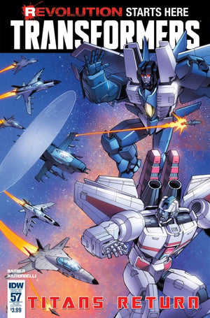 Transformers: Robots In Disguise #57 Subscription Cover Titans Return