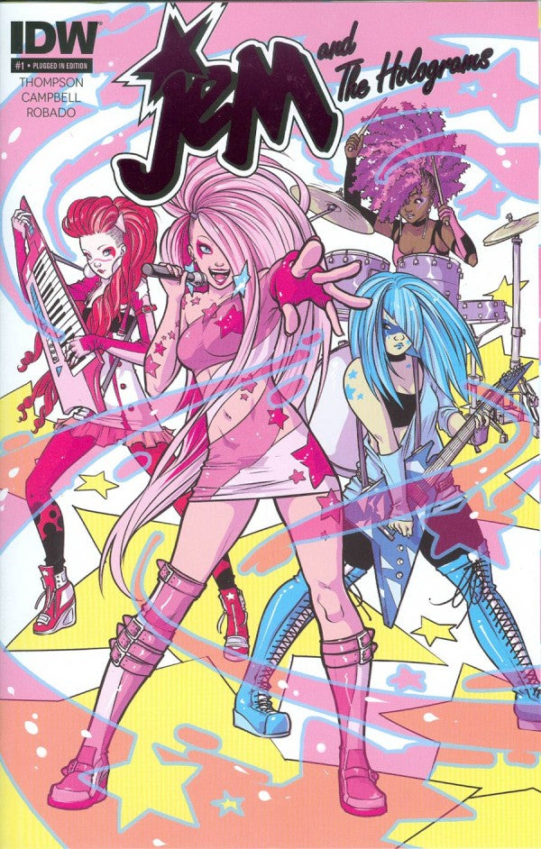 Jem and the Holograms (2015 Series)  #1 Sophie Campbell Plugged In Foil Variant