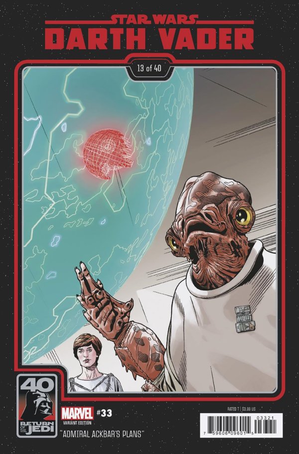 Star Wars: Darth Vader #33 Sprouse Return Of The Jedi 40th Anniversary Variant