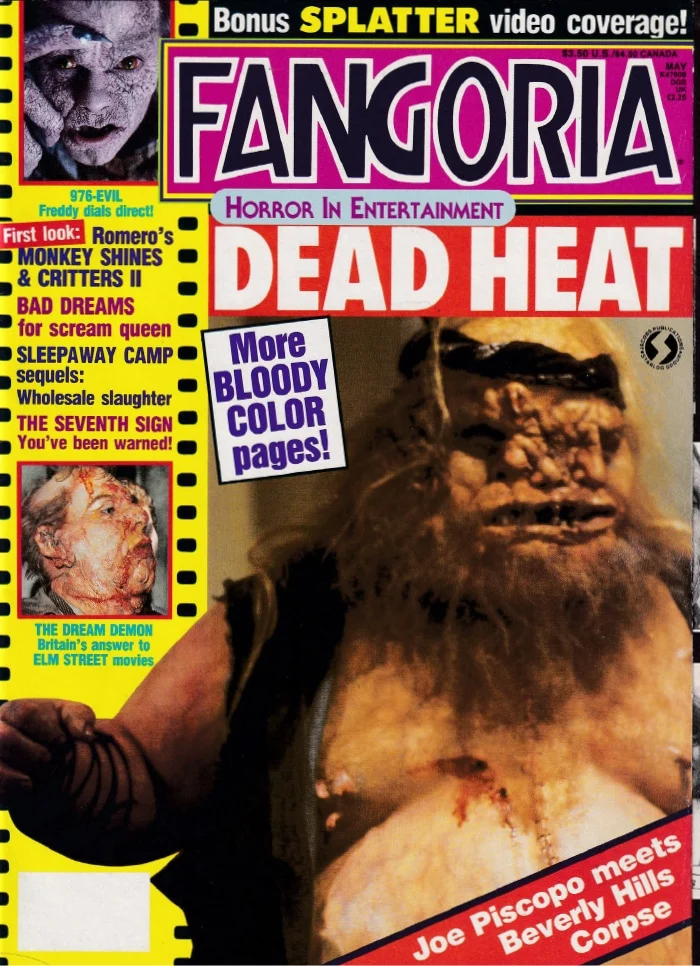 Fangoria #73 Dead Heat / 976-Evil / Monkey Shines