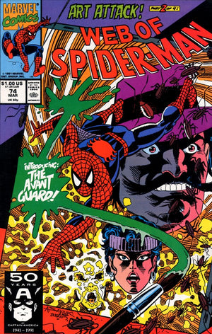 Web of Spider-Man #74 (1985 Series)