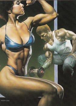 Boris Vallejo Trading Card Series 2 (1992) #14 - Workout
