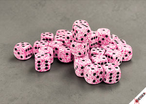 Dice Set: Chessex SPECKLED PINK 12MM D6 DIE SET (x36 Dice)(CHX 25954)